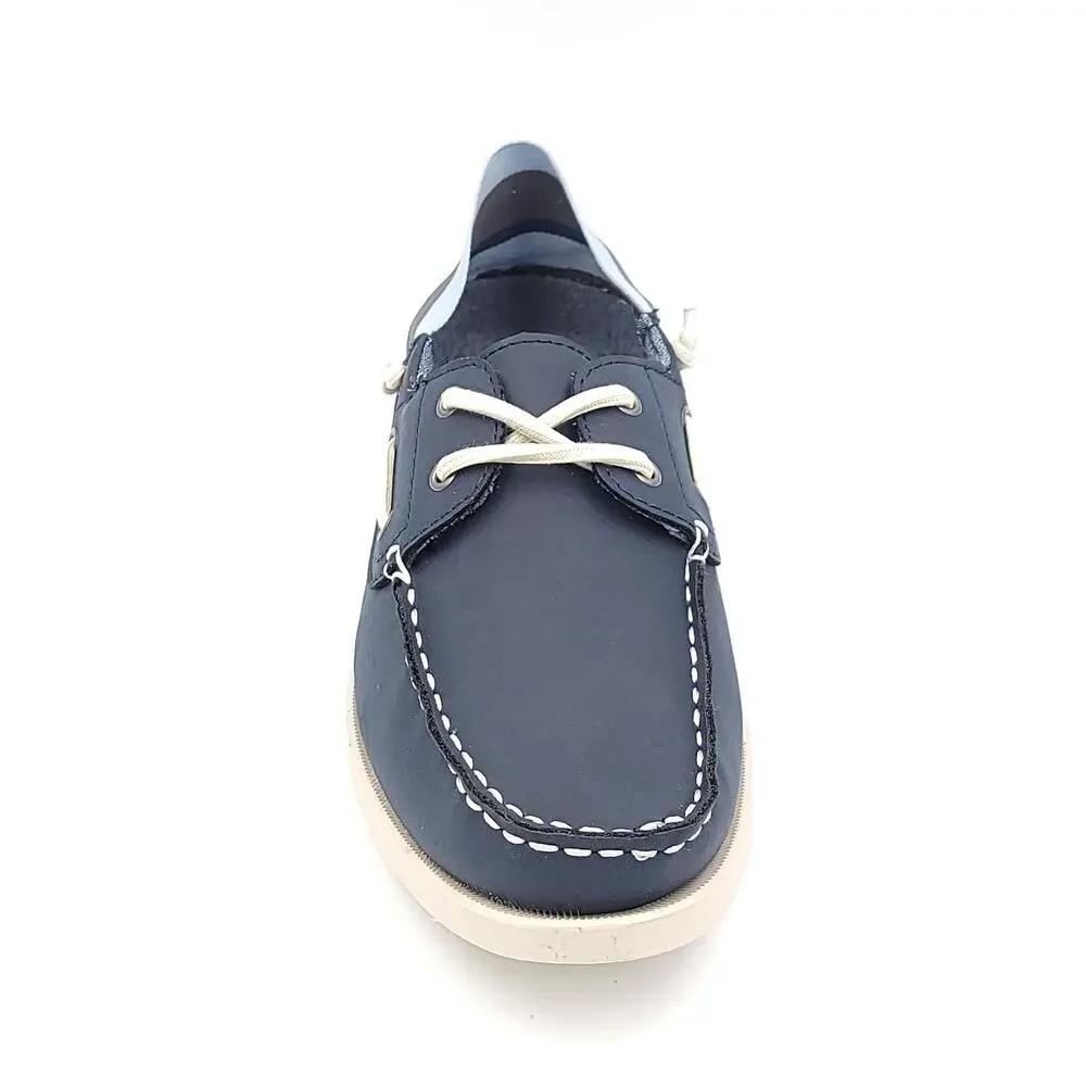 Weatherproof Vintage Men Convertible Boat Shoes Bobby US 8M Navy Blue